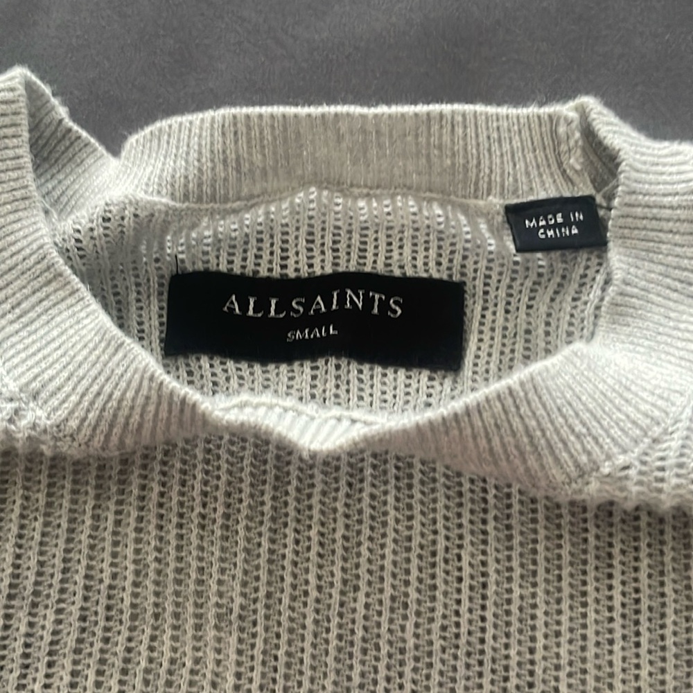 AllSaints men’s loose knit shirt - in excellent condition.